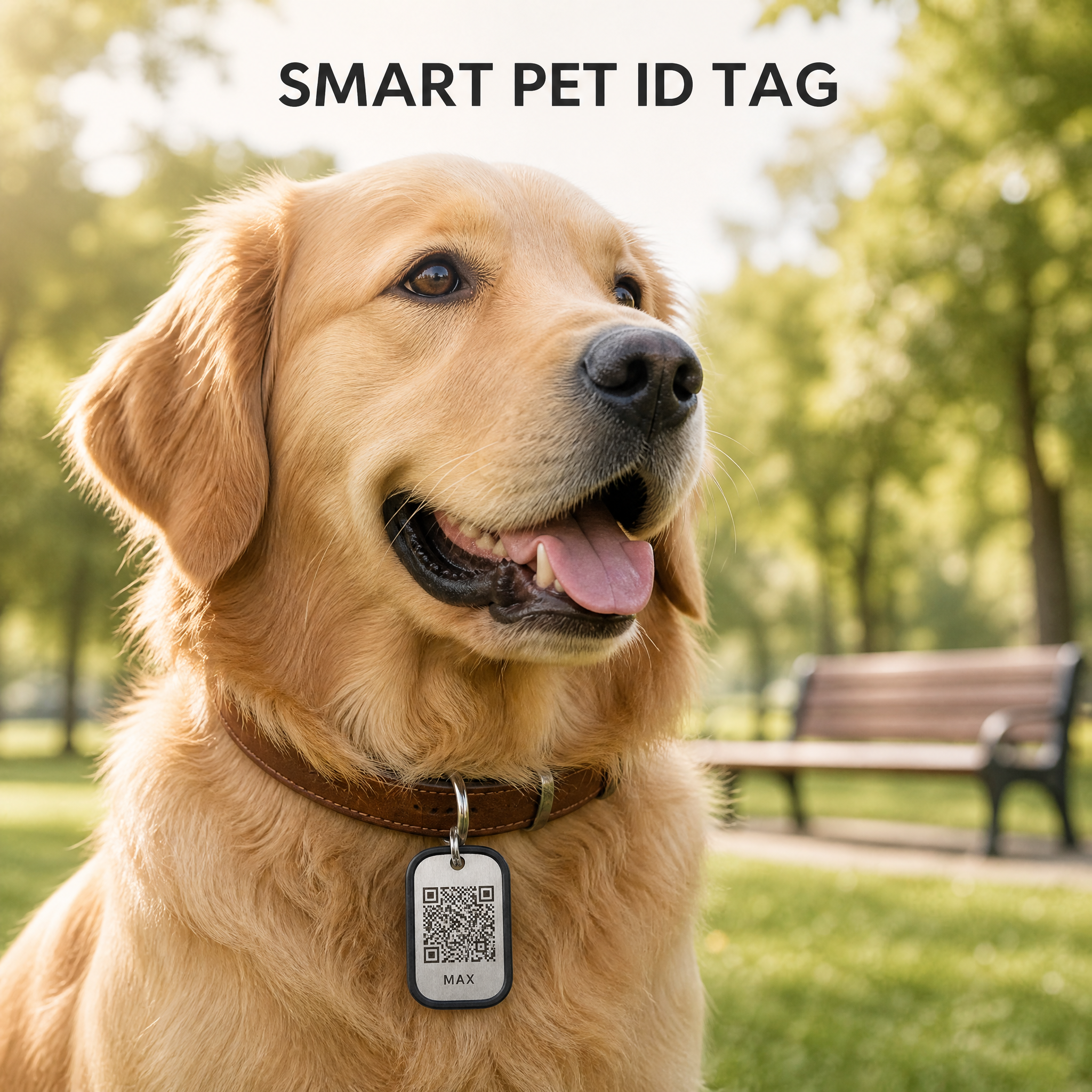 Custom QR Code Dog Tag