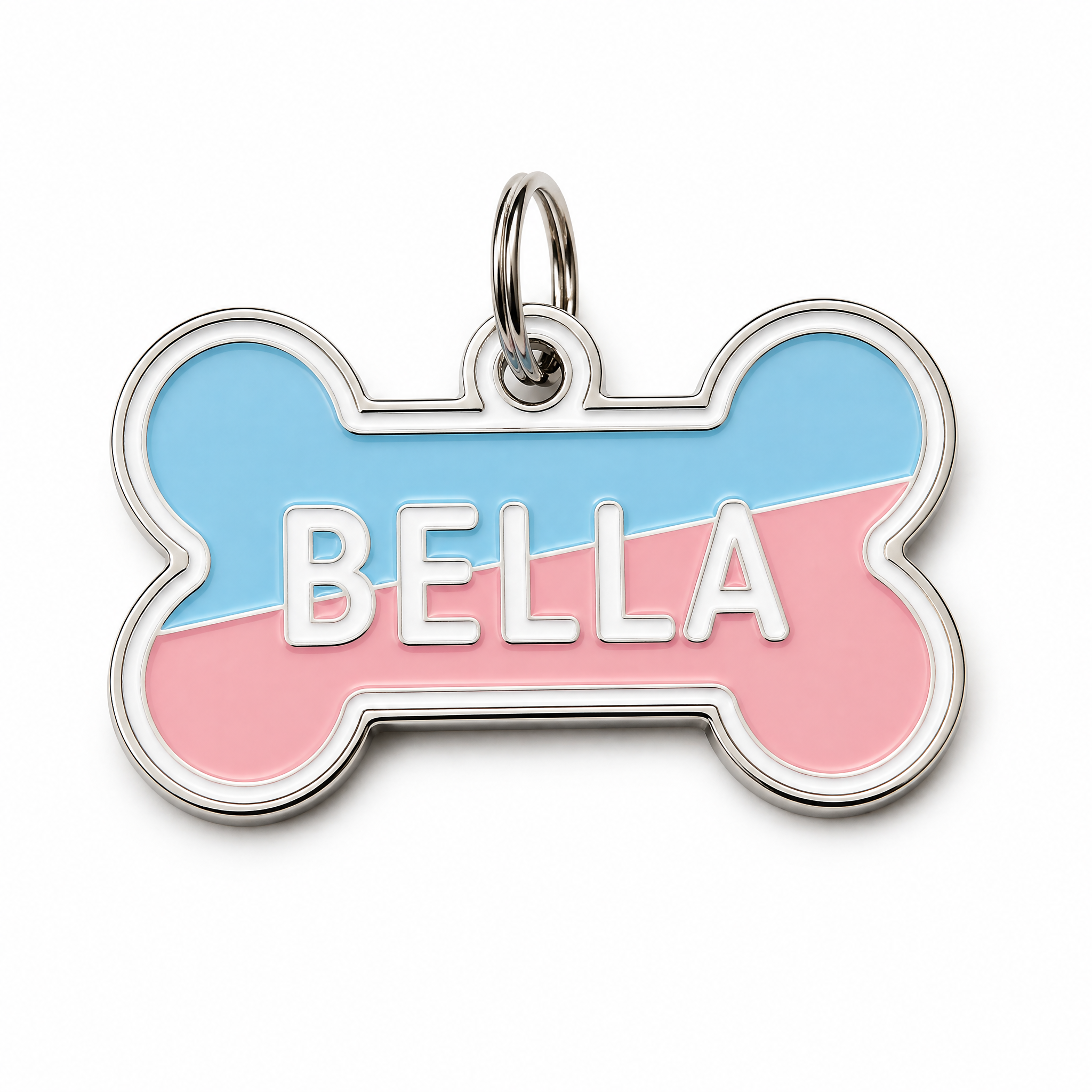 Custom Soft Enamel Bone Dog Tag