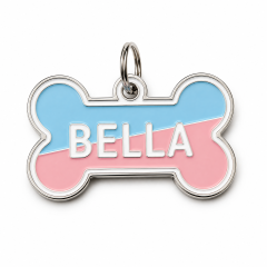 Custom Soft Enamel Bone Dog Tag