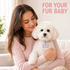 Custom Soft Enamel Bone Dog Tag