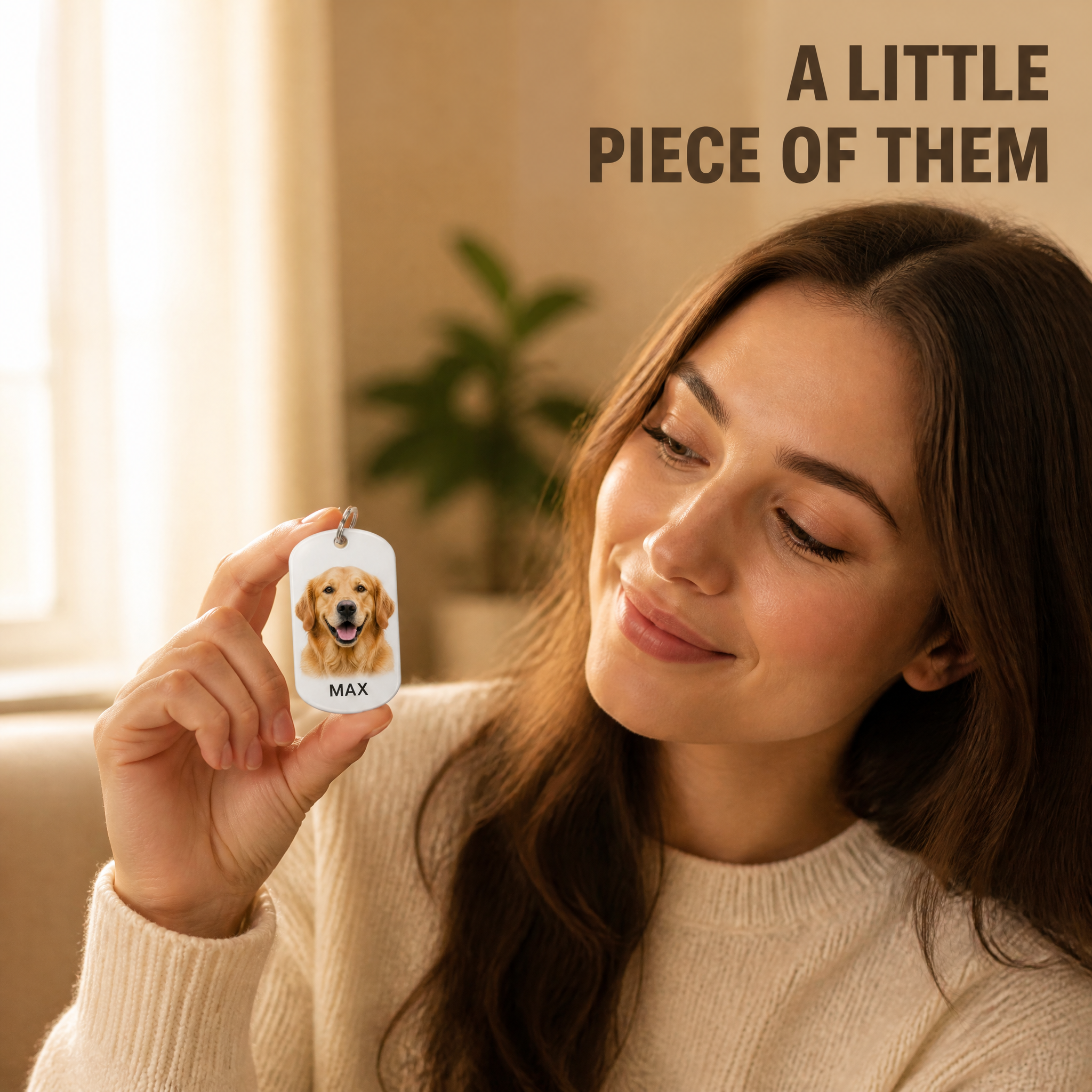 Custom UV Printed Photo Dog Tag