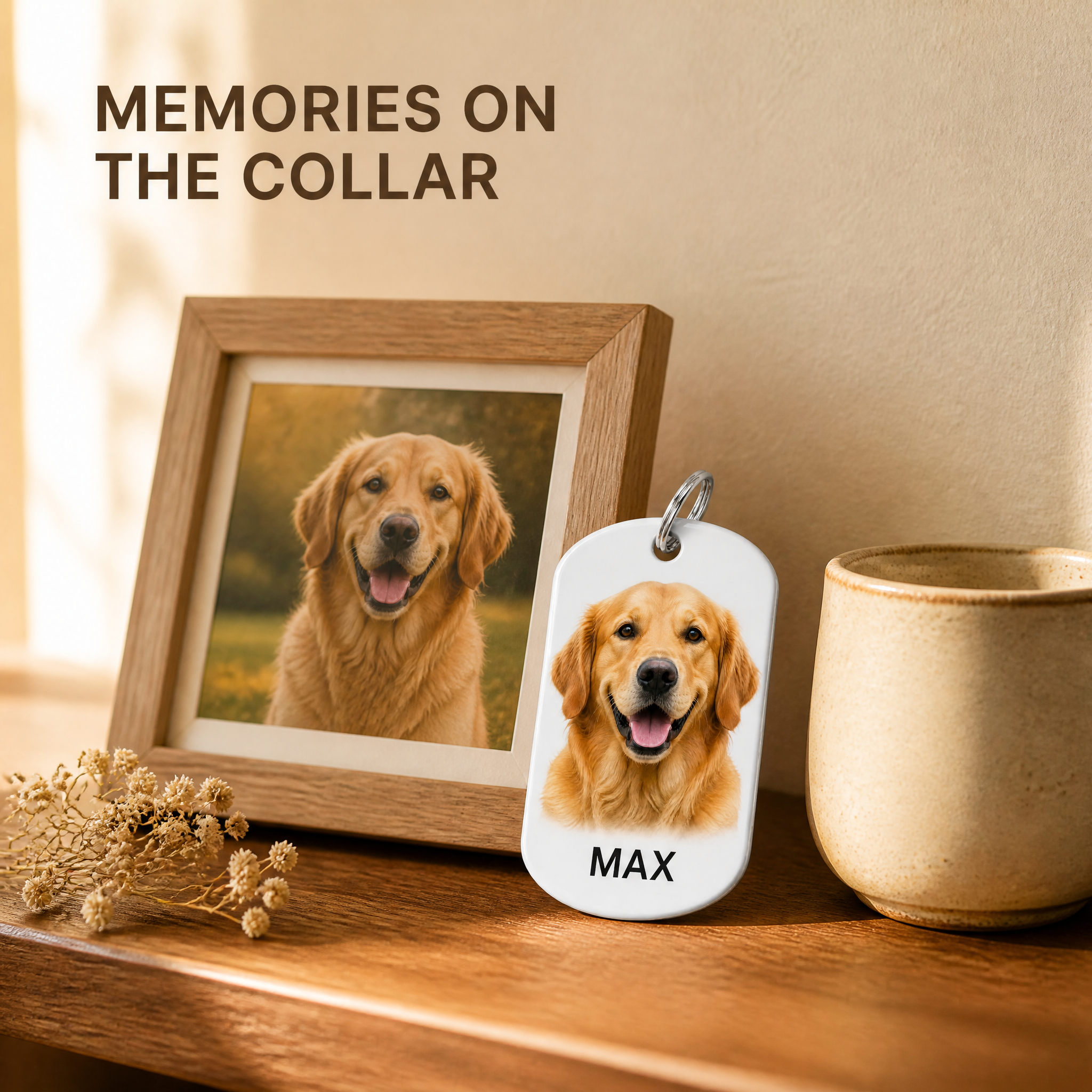 Custom UV Printed Photo Dog Tag