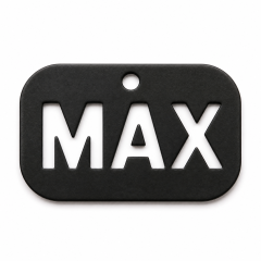Custom Laser Cut Skeleton Dog Tag