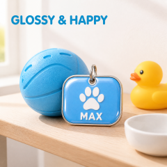 Custom Epoxy Dog Tag