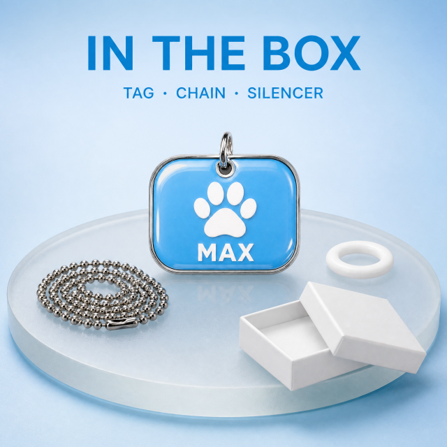 Custom Epoxy Dog Tag
