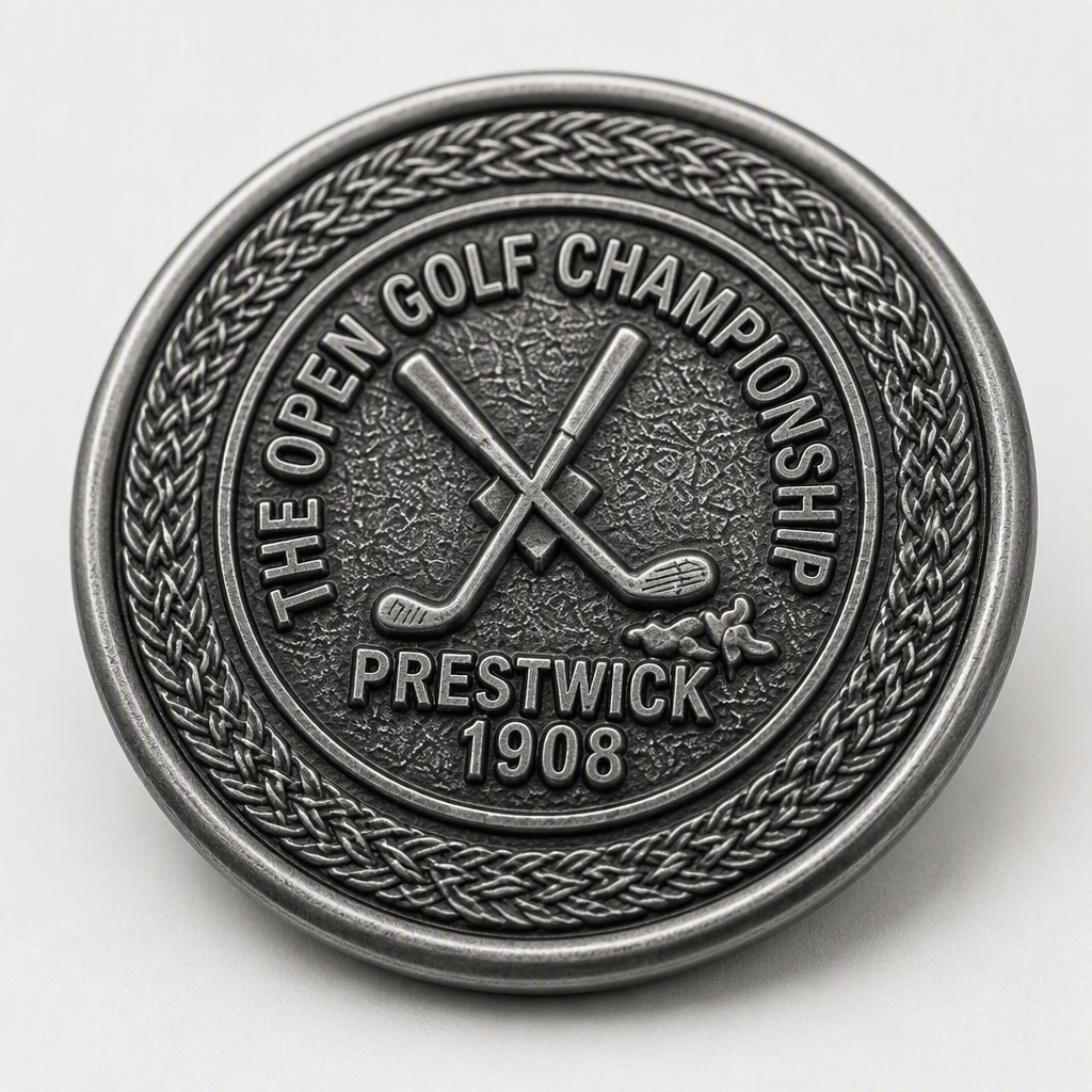 Gunmetal PVD Golf Divot Tool with Magnetic Ball Marker