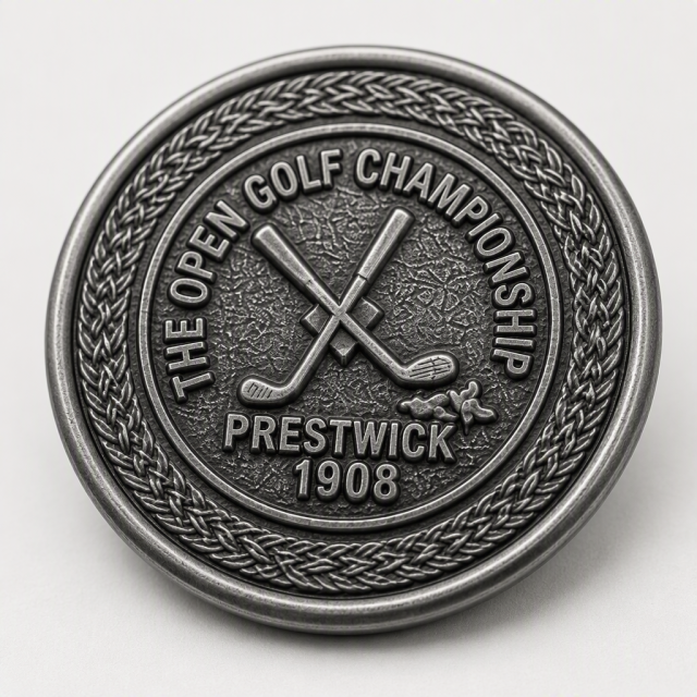 Gunmetal PVD Golf Divot Tool with Magnetic Ball Marker