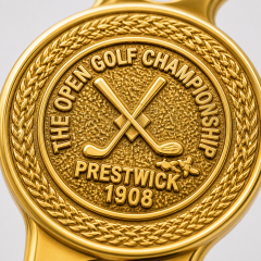 Gold Golf Divot Tool with Magnetic Ball Marker