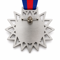 Custom Laser Cut Medal with Ribbon