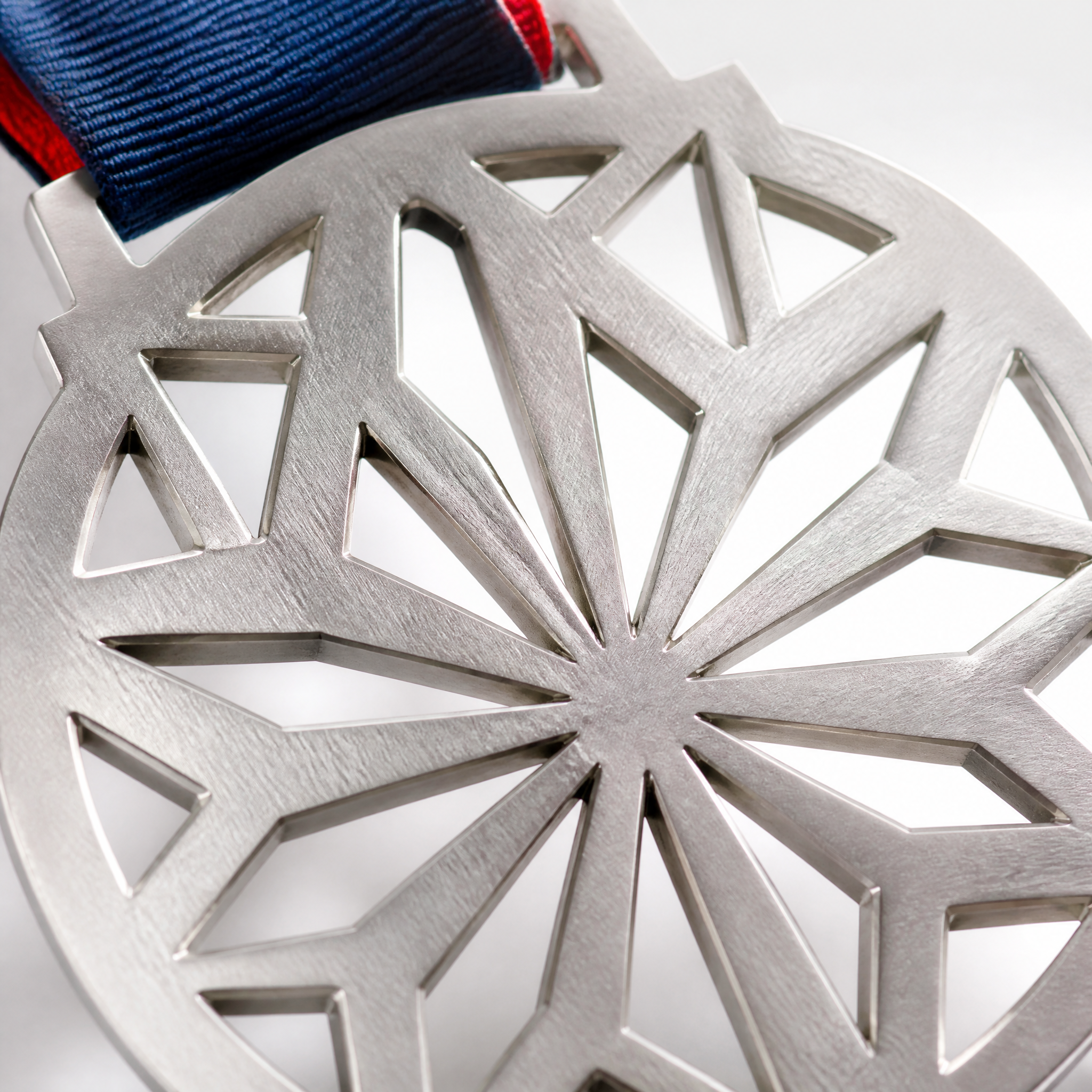 Custom Laser Cut Medal with Ribbon