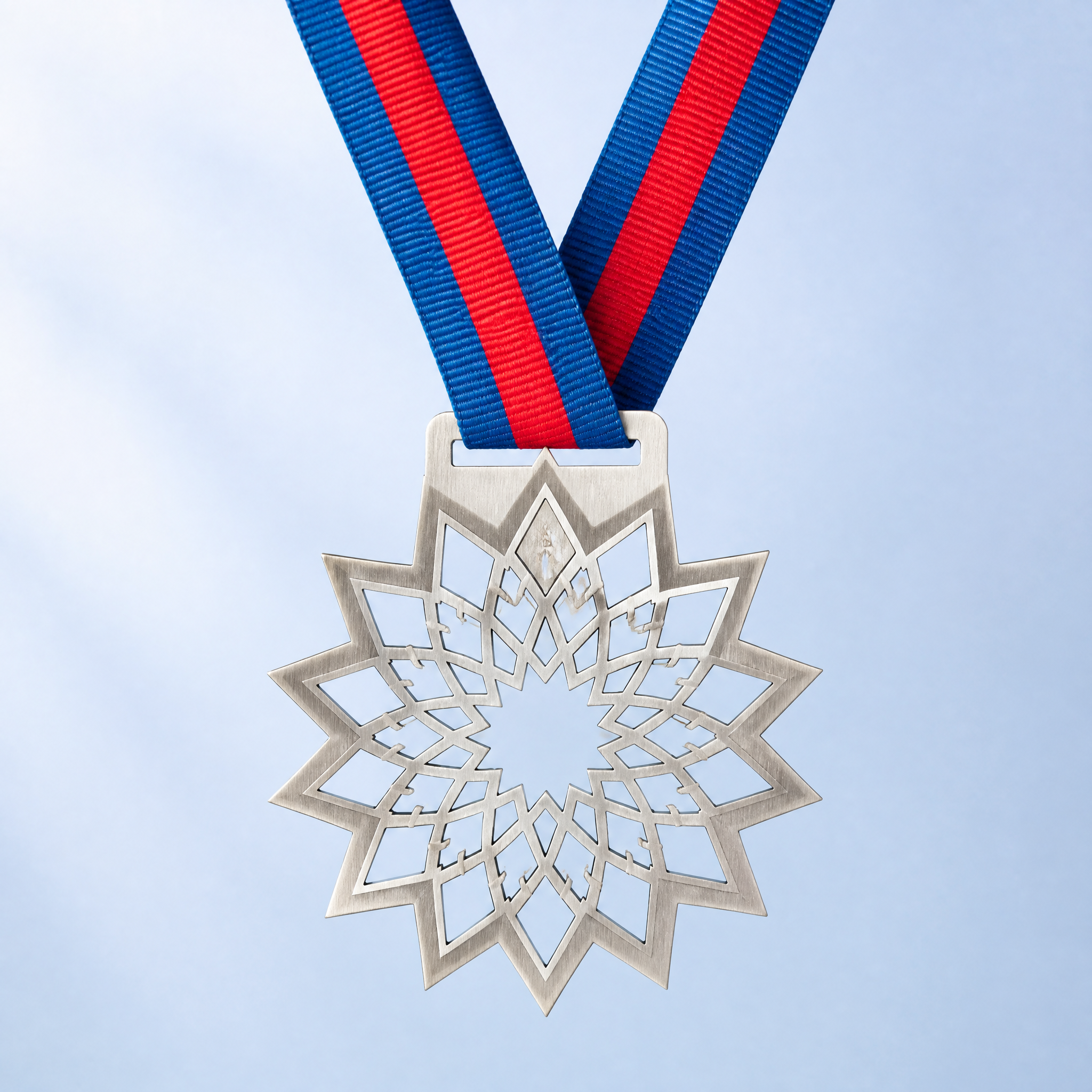 Custom Laser Cut Medal with Ribbon