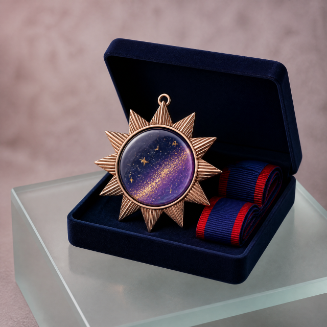 Custom UV Print Medal with Ribbon