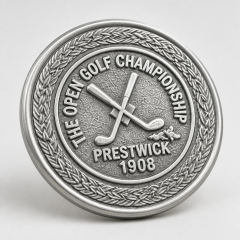 Silver Golf Divot Tool with Magnetic Ball Marker