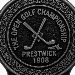 Matte Black Golf Divot Tool with Magnetic Ball Marker