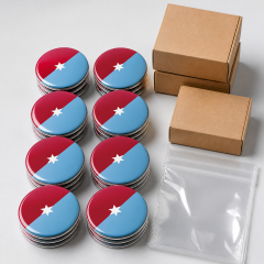 Magnetic Pin Back Button Badge
