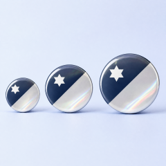 Holographic Pin Back Button Badge