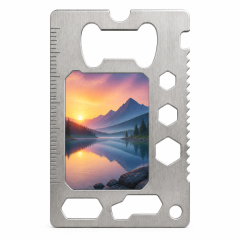 Custom UV Printed Credit Card Bottle Opener & Multi-tool