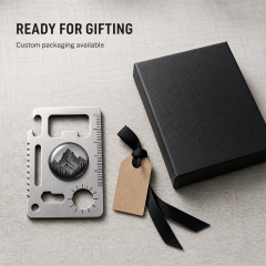 Custom Epoxy Domed Stainless Steel Credit Card Bottle Opener Multi-tool Wholesale