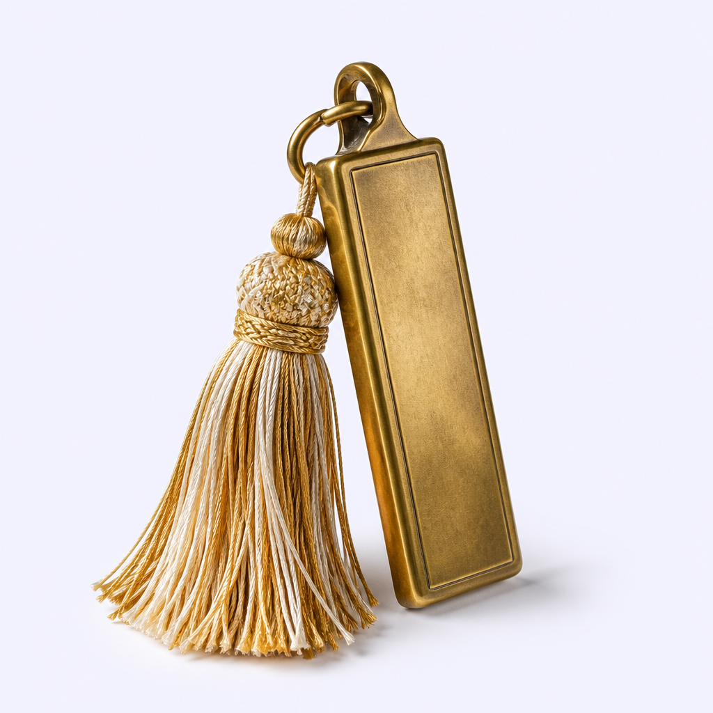 Custom Metal Motel Keychain - Personalized Logo - Zinc Alloy - Wholesale Bulk