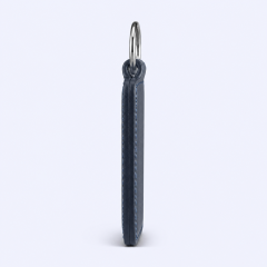Wholesale PU Leather Stitched Keychain with Custom Logo - Bulk Key Fob