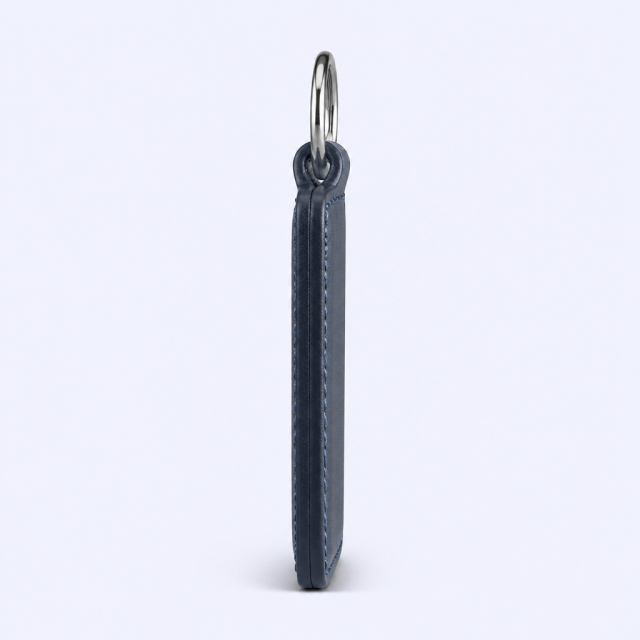 Wholesale PU Leather Stitched Keychain with Custom Logo - Bulk Key Fob