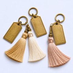 Custom Metal Motel Keychain - Personalized Logo - Zinc Alloy - Wholesale Bulk