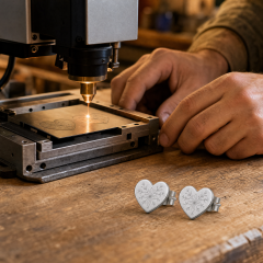Oxidized Black Heart Stud Earrings Stainless Steel Antique Fashion Jewelry