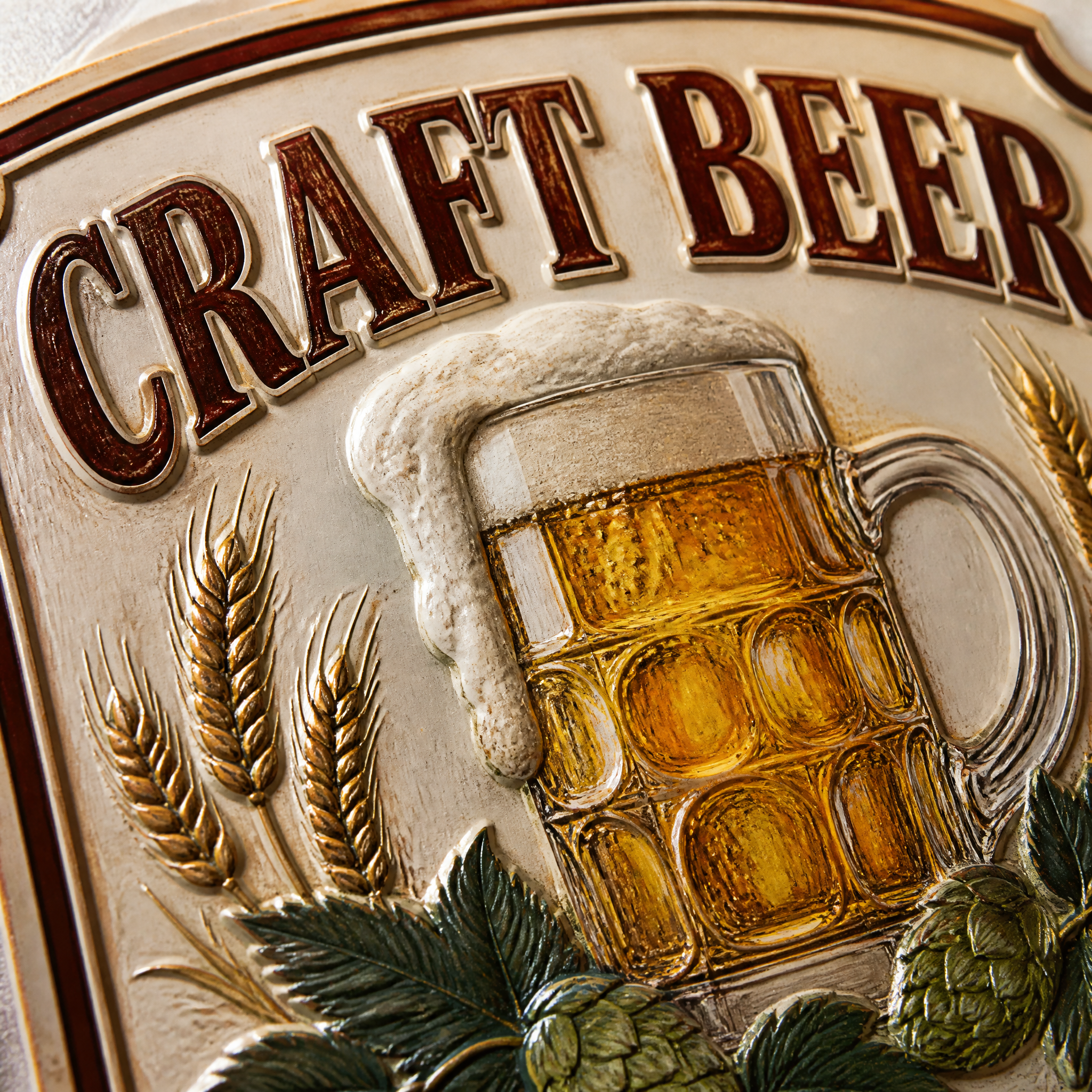 Custom Embossed Vintage Tin Sign 20x30cm Retro Metal Beer Sign Bar Garage Wall Decor