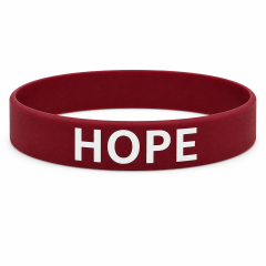 Custom Silk Screen Silicone Bracelet - Printed Logo Wristband No MOQ