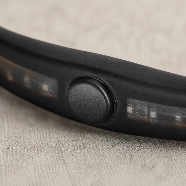 Custom LED Silicone Bracelet - Light Up Logo Wristband No MOQ