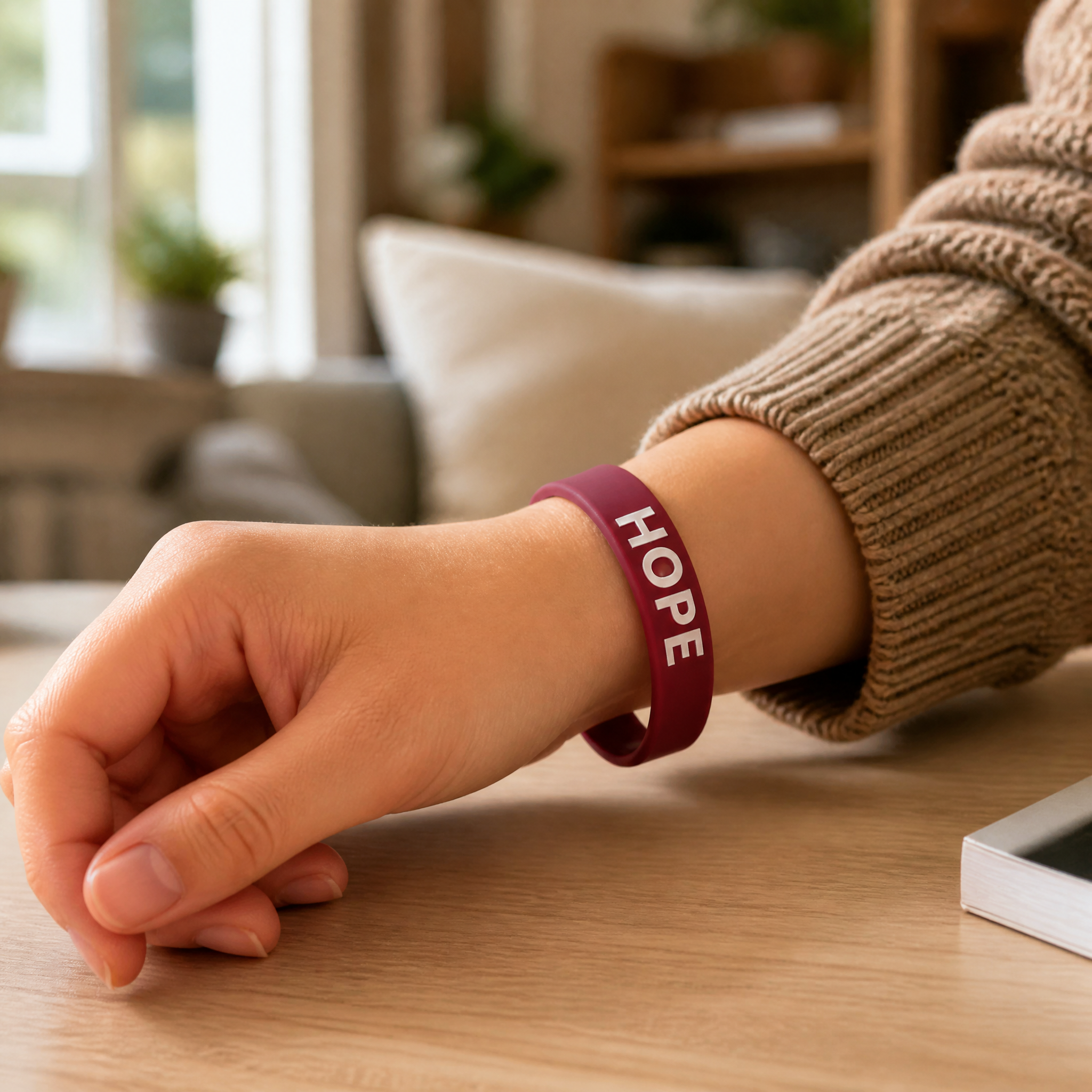 Custom Ink Injected Silicone Bracelet - Color Filled Logo Wristband No MOQ