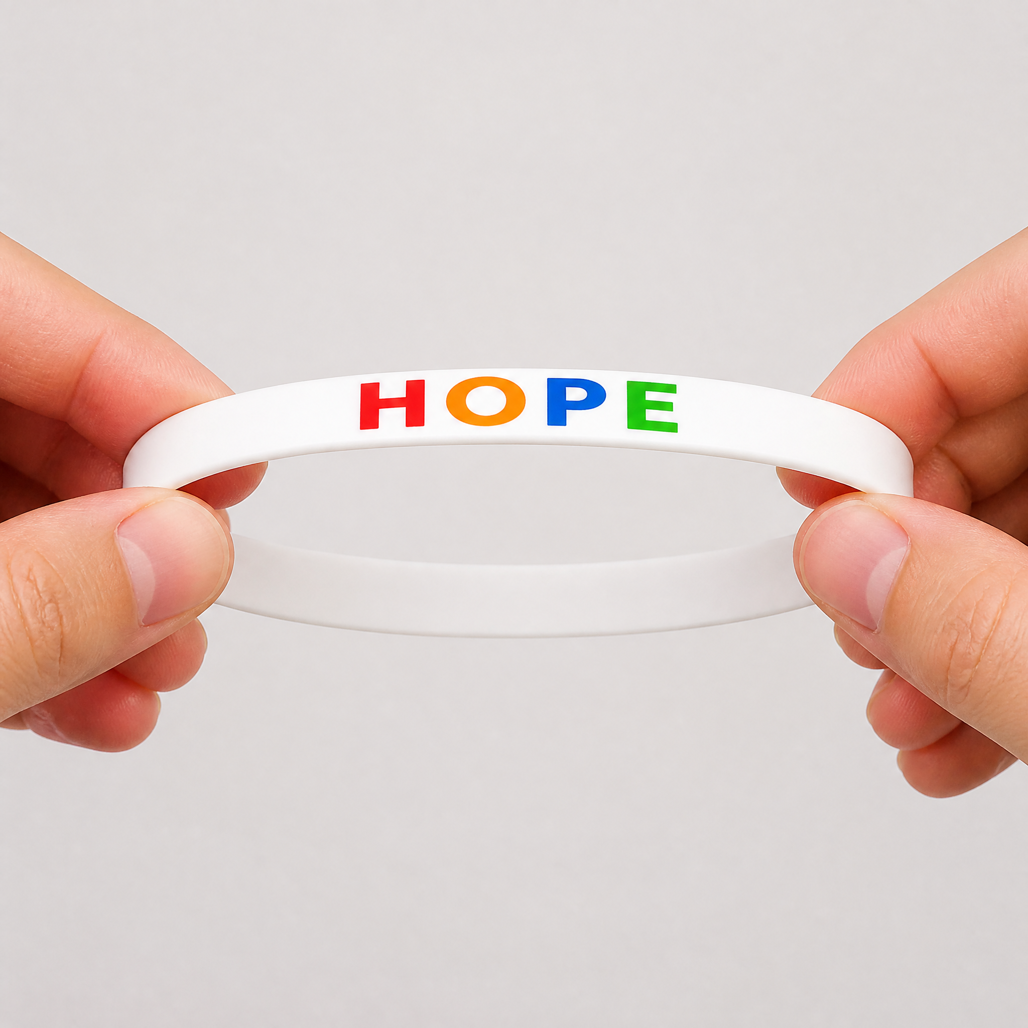 Custom CMYK Silicone Bracelet - UV Full Color Printed Wristband No MOQ