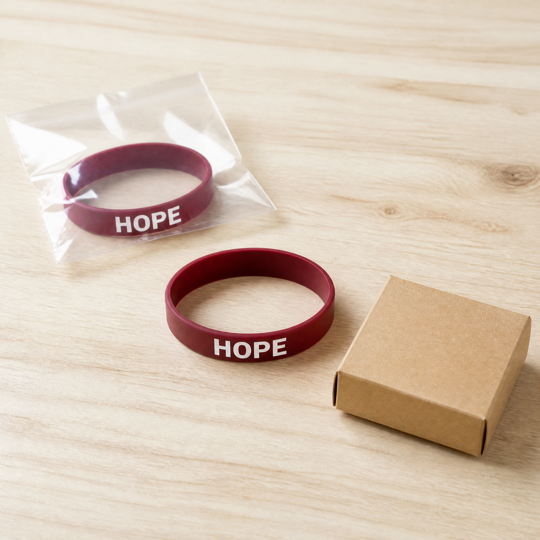 Custom Ink Injected Silicone Bracelet - Color Filled Logo Wristband No MOQ