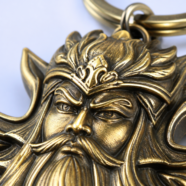 Custom 3D Die-Cast Metal Keychain - Enamel Cartoon Character Charm - Bulk Wholesale and OEM