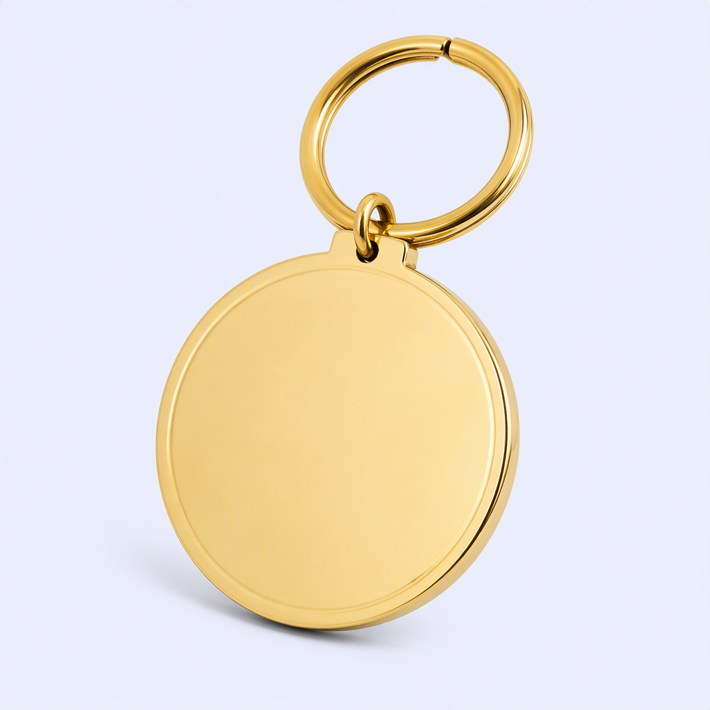 Custom Baked Paint Metal Keychain - Personalized Logo Design for Corporate Gifts, Events and Brand Merch