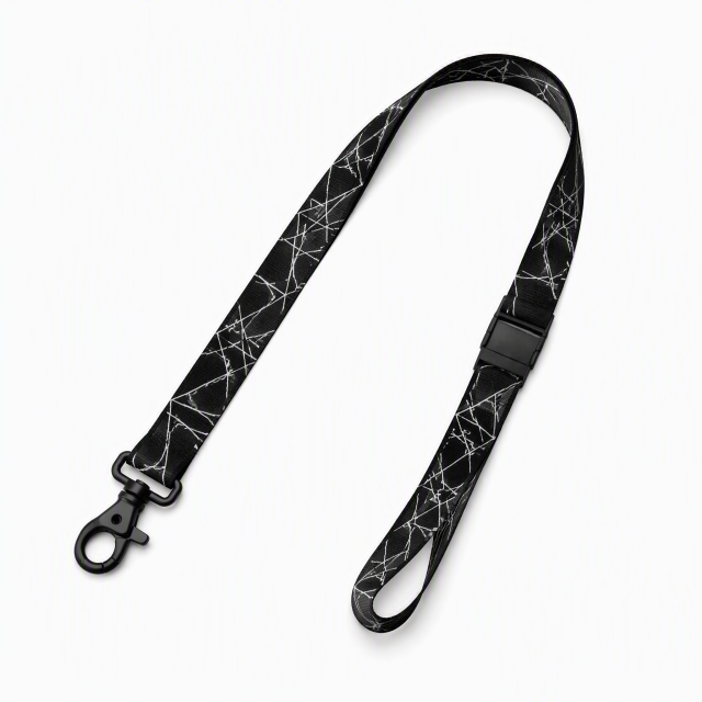 Custom Silk Screen Lanyard with Plastic Safety Clip, Budget Printed Lanyards No MOQ Bulk Wholesale