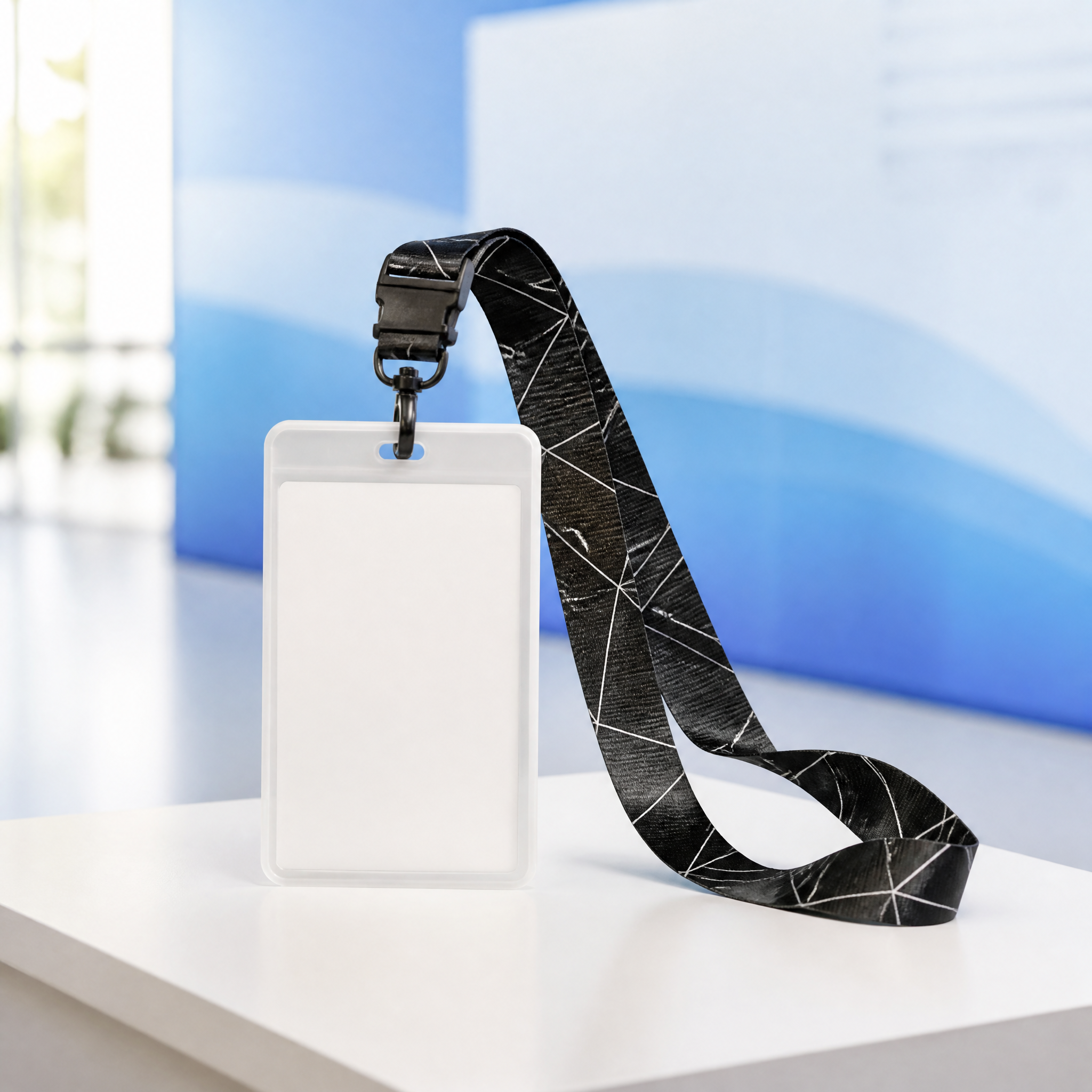 Custom Silk Screen Lanyard with Plastic Safety Clip, Budget Printed Lanyards No MOQ Bulk Wholesale