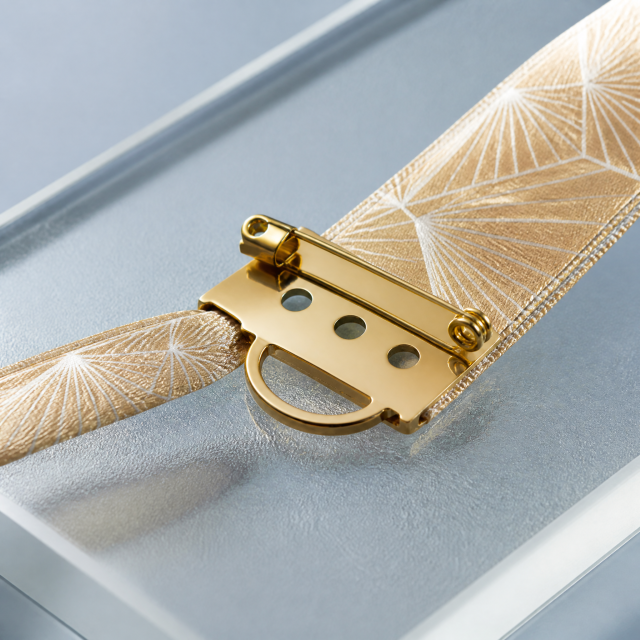 Custom Satin Lanyard with Safety Pin Badge Holder, Luxurious Satin Neck Strap No MOQ for Weddings & Events