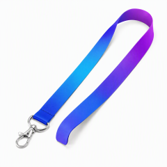 Custom Dye Sublimation Lanyard with Metal Lobster Claw Clip, Full-Color Gradient Lanyards No MOQ