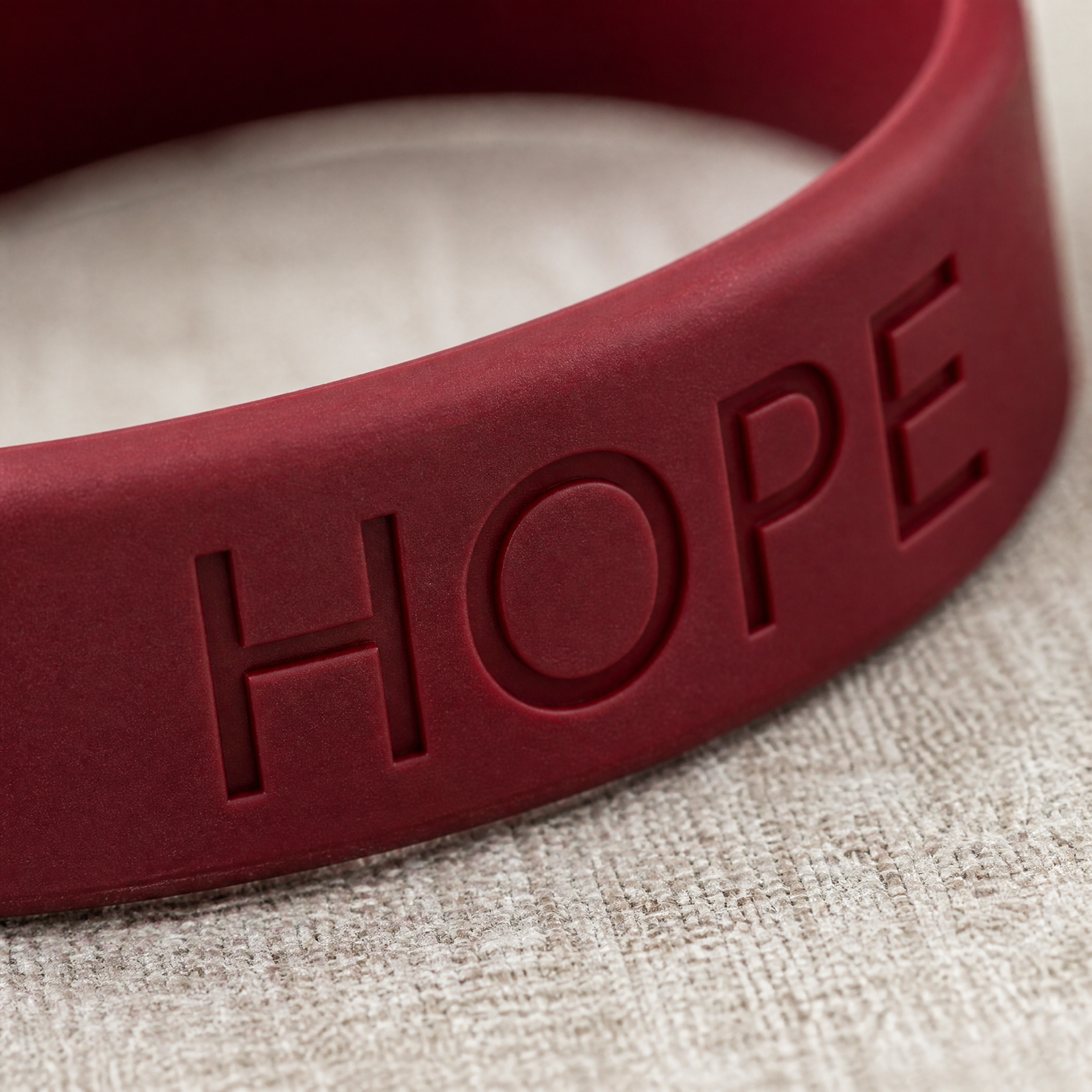 Custom Debossed Silicone Bracelet - Personalized Logo Rubber Wristband No MOQ