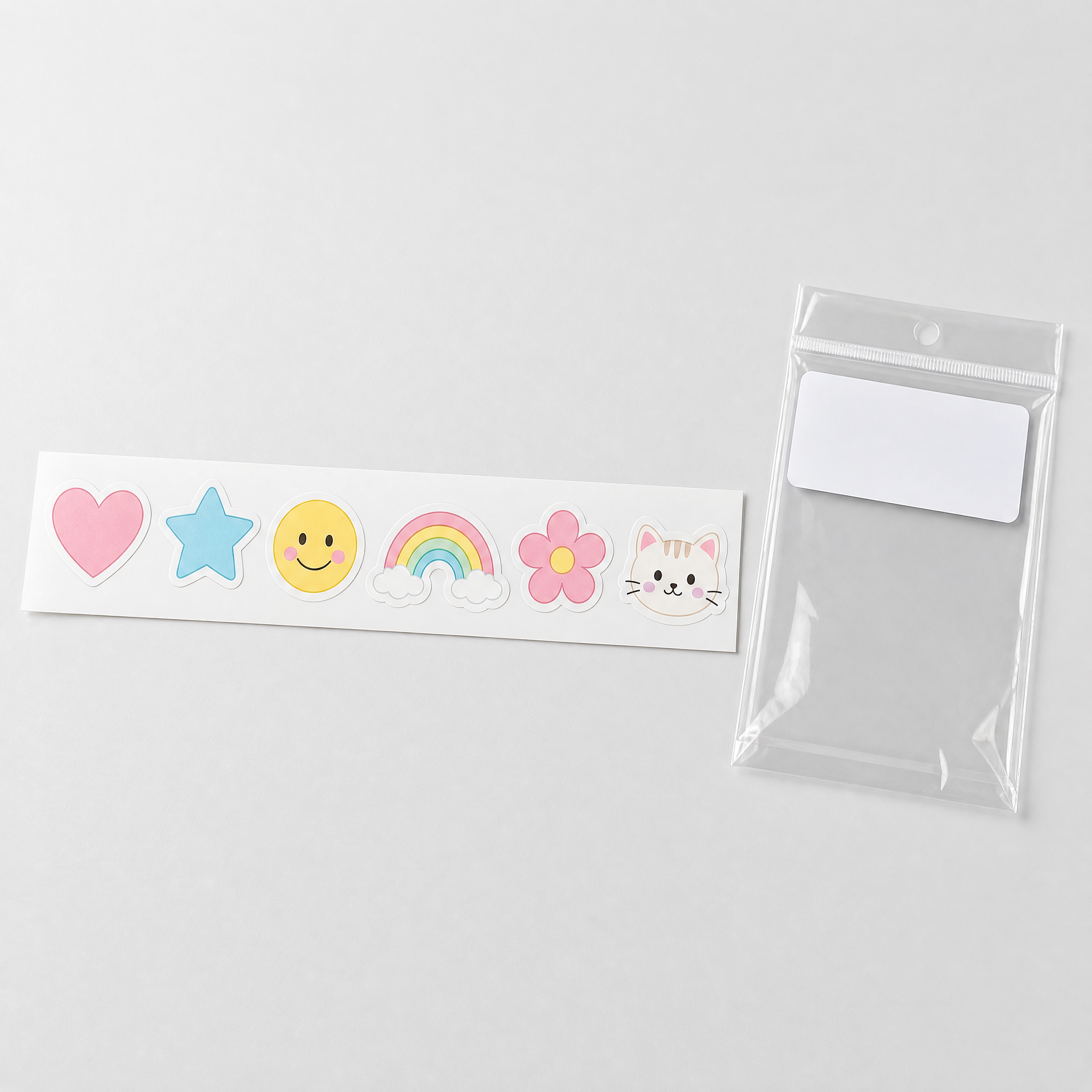 Custom Die-Cut PVC Sticker Set Waterproof Vinyl Stickers No MOQ Custom Shape Sticker Printing