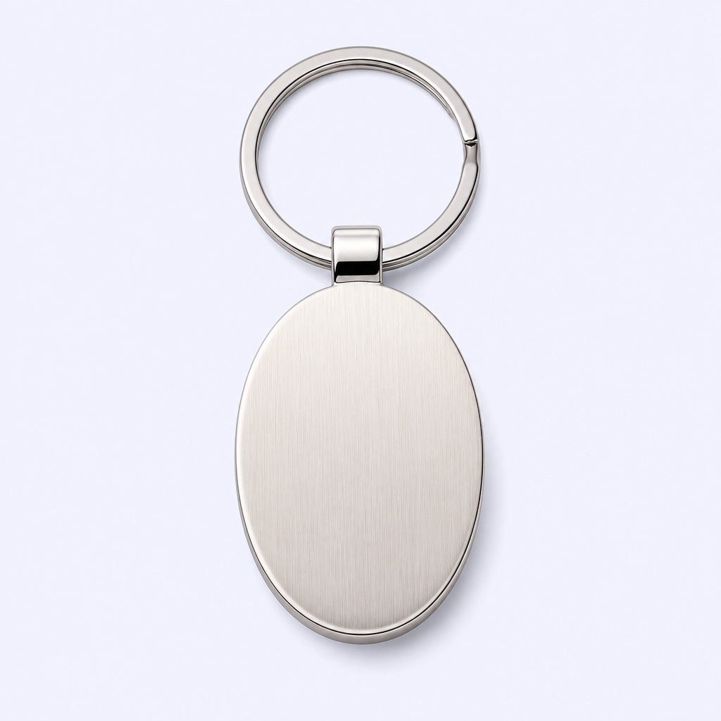 Printed Epoxy Metal Keychain Custom Logo - Full-Color Keychains Wholesale - STANDARD GIFTS