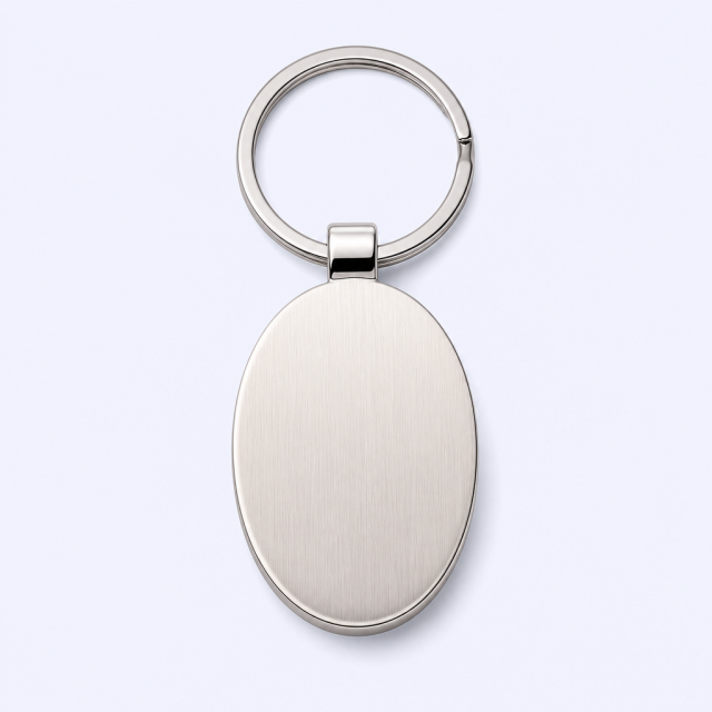 Printed Epoxy Metal Keychain Custom Logo - Full-Color Keychains Wholesale - STANDARD GIFTS