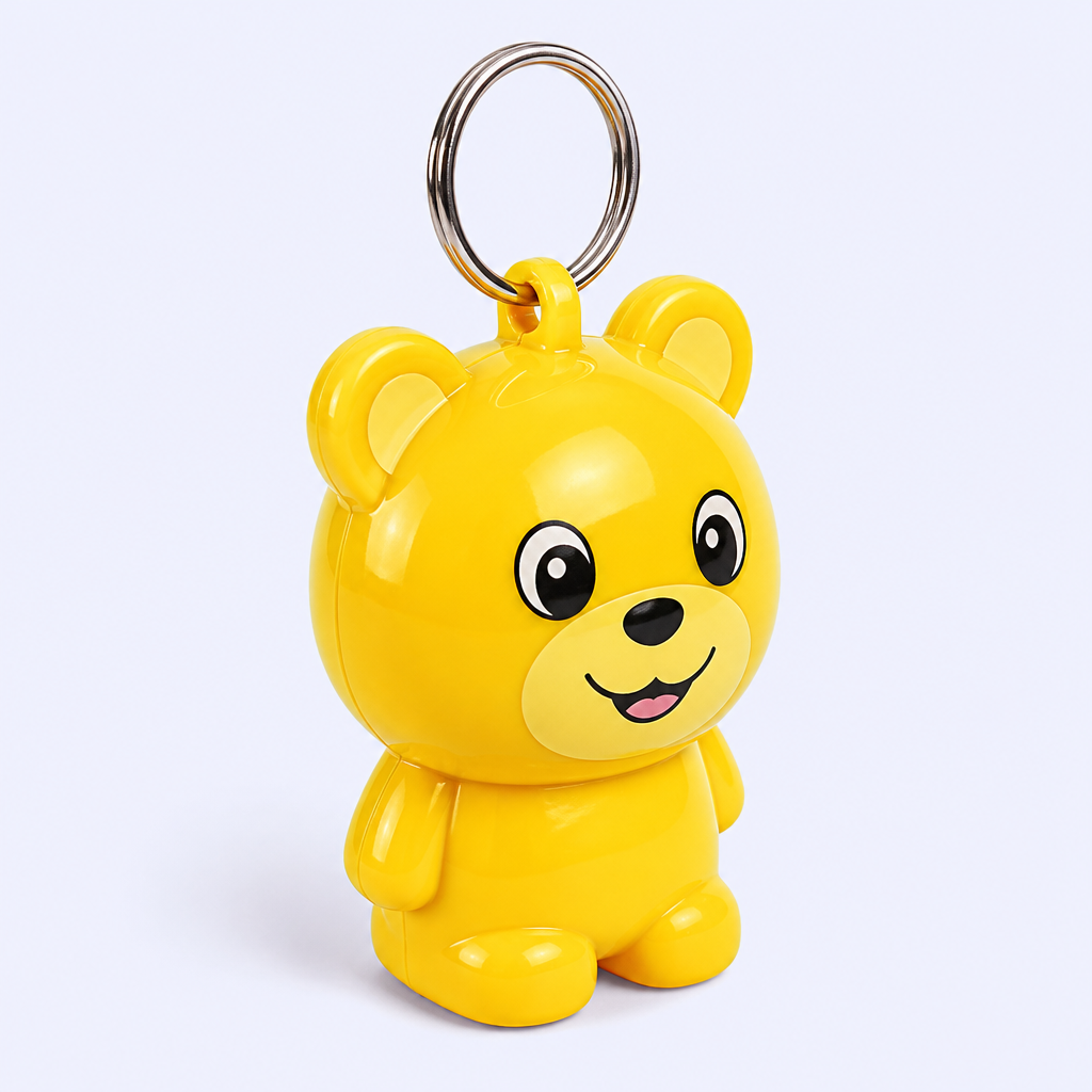 Cute Cartoon ABS Keychain - Kawaii Charm