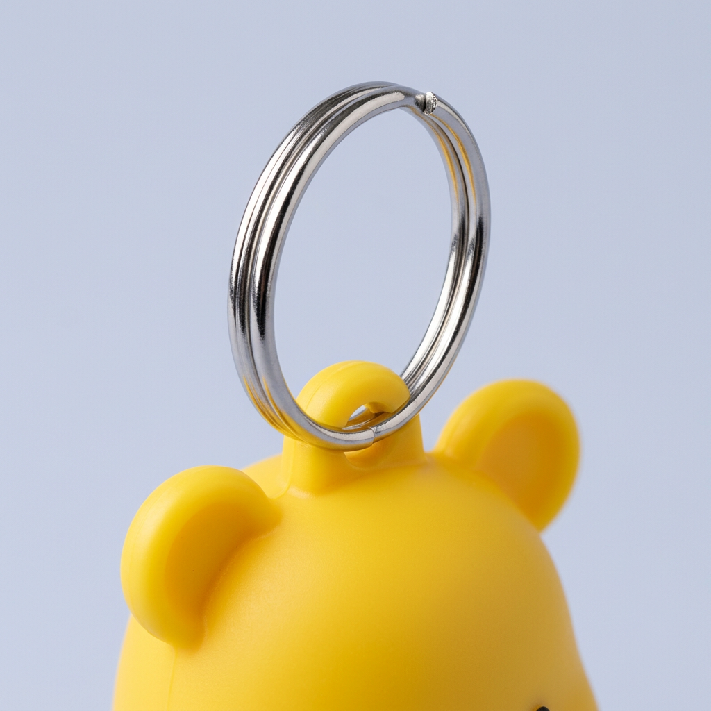 Cute Cartoon ABS Keychain - Kawaii Charm
