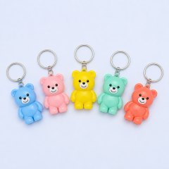 Cute Cartoon ABS Keychain - Kawaii Charm