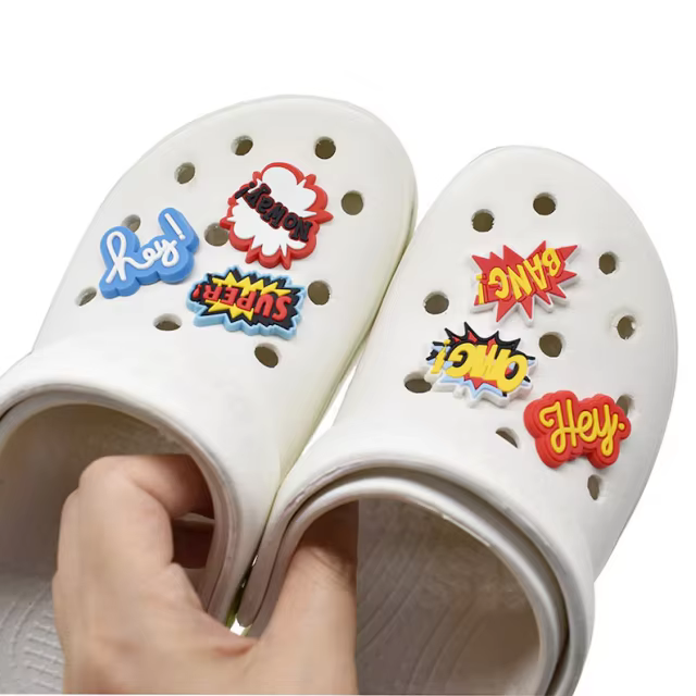 Custom PVC Shoe Charms Wholesale – Personalized Clog Decorations, Bulk Event Party Charms, Low MOQ OEM