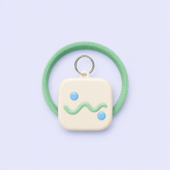 Soft PVC Wrist Keychain - Custom Woven Strap Keyring - STANDARD GIFTS