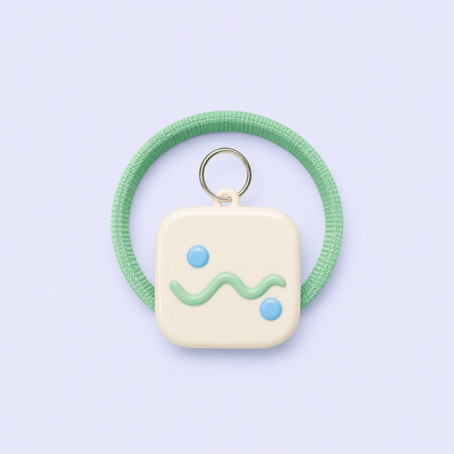 Soft PVC Wrist Keychain - Custom Woven Strap Keyring - STANDARD GIFTS