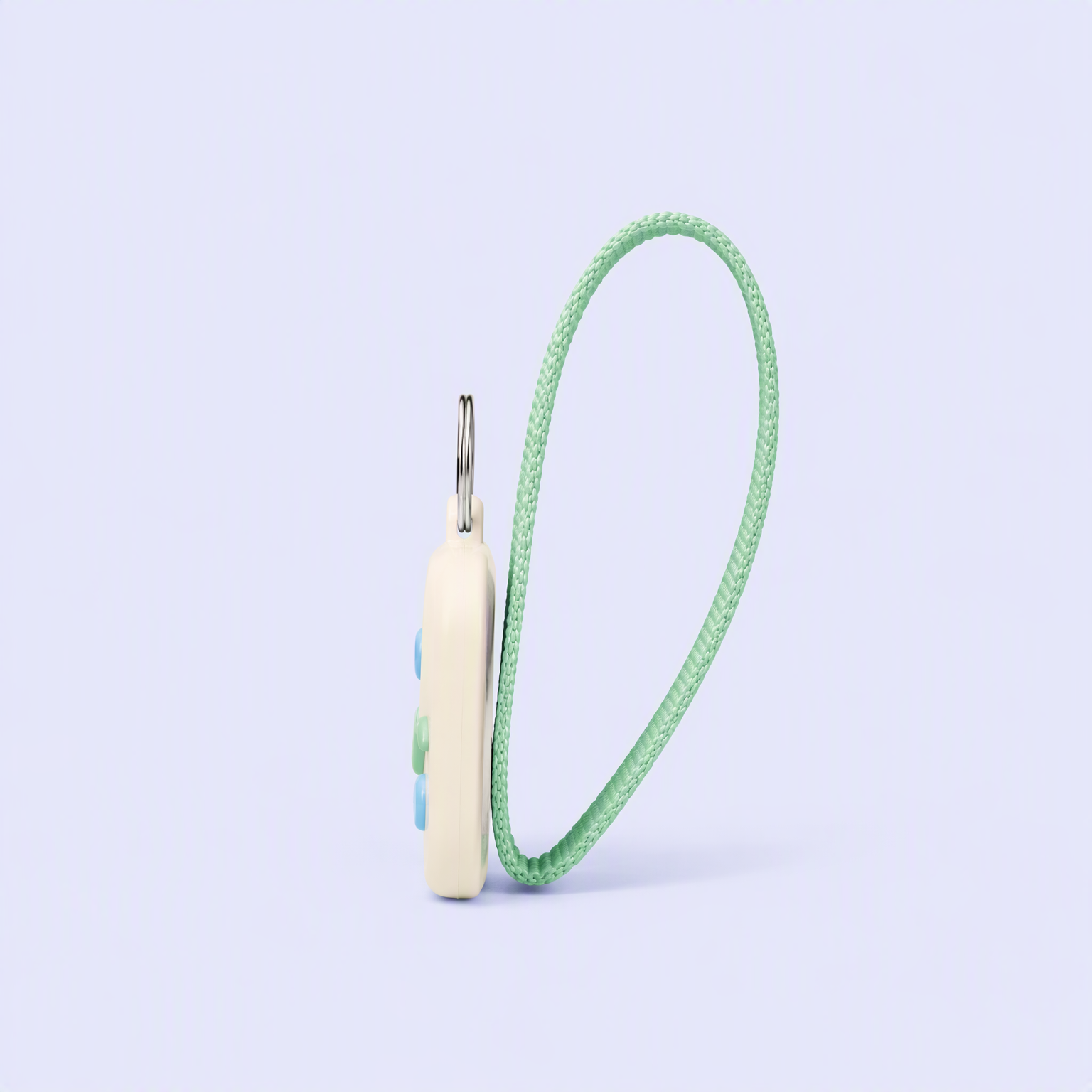Soft PVC Wrist Keychain - Custom Woven Strap Keyring - STANDARD GIFTS